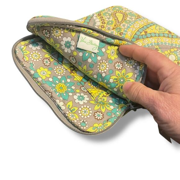 Vera Bradley Tablet Case Lemon Parfait Sleeve iPad Kindle Zippered Pouch 9 x 7" - Picture 8 of 12